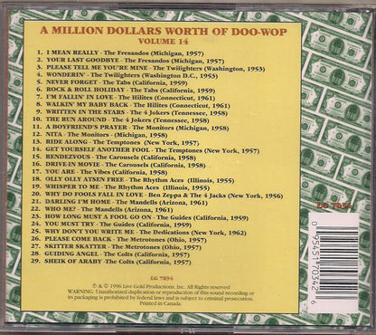 Various : A Million Dollars Worth Of Doo-Wop Volume 14 (CD, Comp)