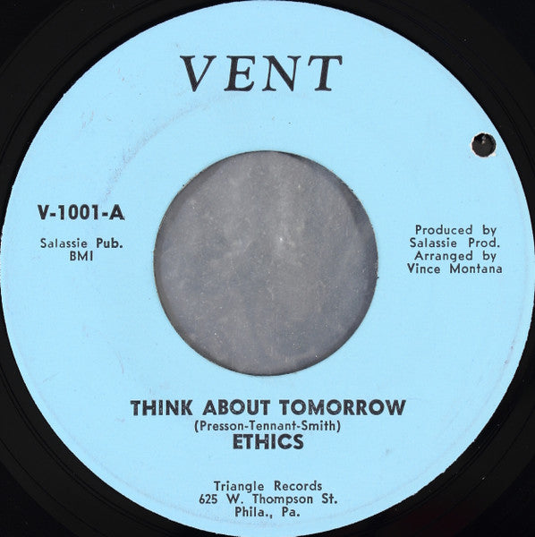 The Ethics (2) : Think About Tomorrow (7", Single)
