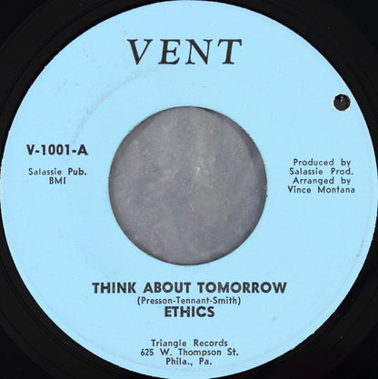 The Ethics (2) : Think About Tomorrow (7", Single)