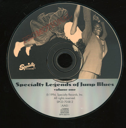Various : Specialty Legends Of Jump Blues Volume One (CD, Comp, Promo)