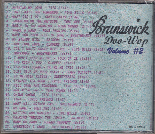 Various : Brunswick Doo-Wop Volume 2 (CDr, Comp)