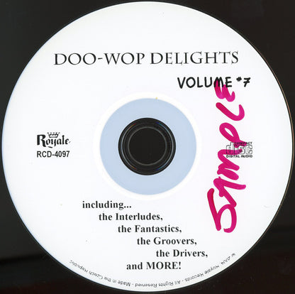 Various : Doo-Wop Delights Volume #7 (CDr, Comp)