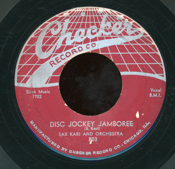 Lena Gordon With Saxton Kari And Orchestra / Saxton Kari And Orchestra : Mama Took The Baby / Disc Jockey Jamboree (7")