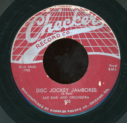 Lena Gordon With Saxton Kari And Orchestra / Saxton Kari And Orchestra : Mama Took The Baby / Disc Jockey Jamboree (7")