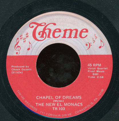 The El Monacs : Hitchike / Chapel Of Dreams (7")