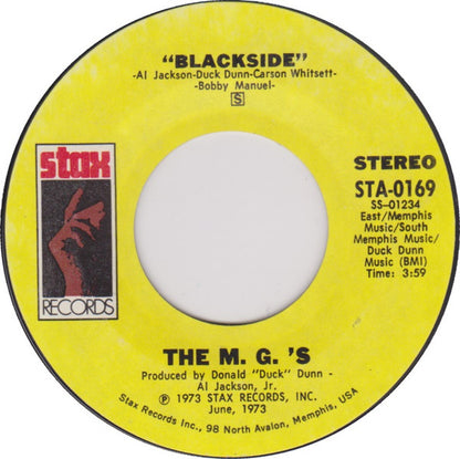 The M.G.'s : Sugarcane / Blackside (7", Styrene, Pit)