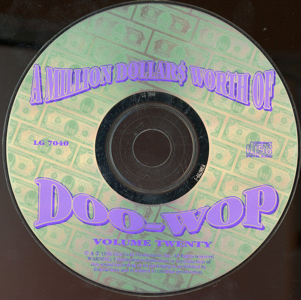 Various : A Million Dollars Worth Of Doo-Wop Volume 20 (CD, Comp)