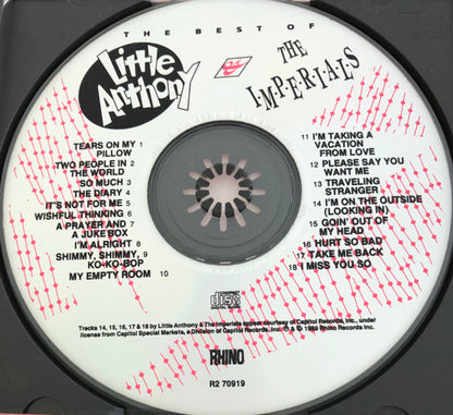 Little Anthony & The Imperials : The Best Of Little Anthony & The Imperials (CD, Comp, RP)