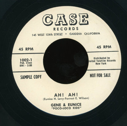 Gene And Eunice : Ah! Ah! (7", Promo)