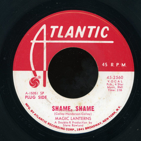 Magic Lanterns : Shame, Shame (7", Promo, SP)