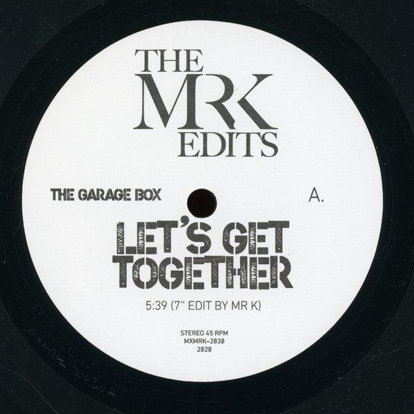 Mr. K : The Mr. K Edits (The Garage Box) (5x7", Promo + Box, Unofficial)