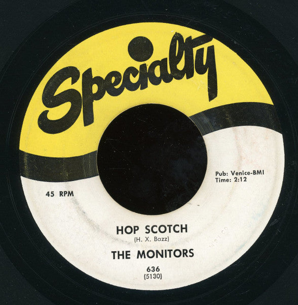 The Monitors (4) : Hop Scotch / Mama Linda (7", MSI)