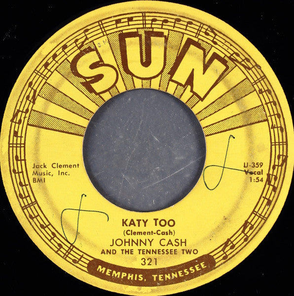 Johnny Cash & The Tennessee Two : I Forgot To Remember To Forget / Katy Too (7", Single, MSI)