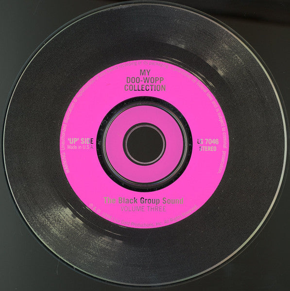 Various : "My Doo-Wopp Collection" The Black Group Sound Volume Three (CD, Comp)