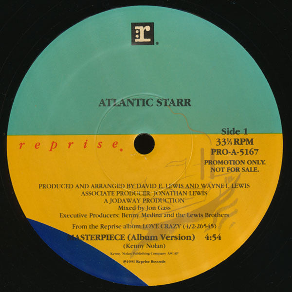 Atlantic Starr : Masterpiece (12", Promo)