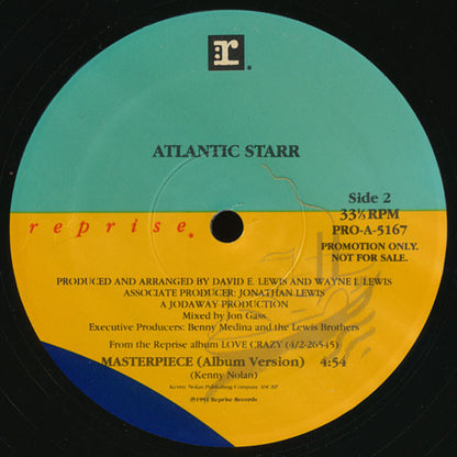 Atlantic Starr : Masterpiece (12", Promo)