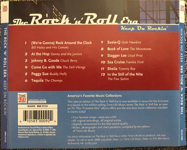 Various : The Rock 'N' Roll Era - Keep On Rockin' (CD, Comp)