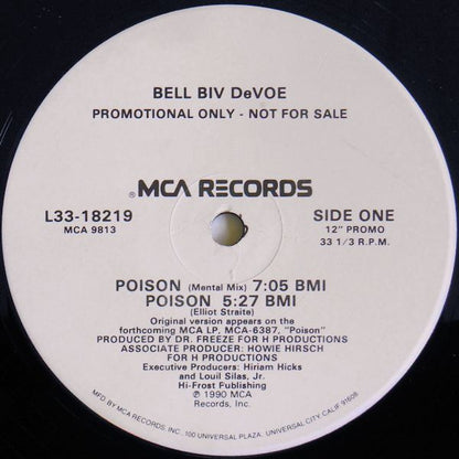 Bell Biv Devoe : Poison (12", Single, Promo)