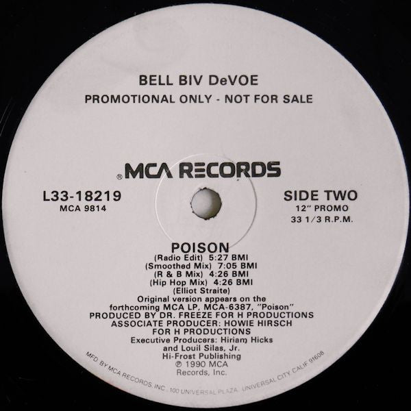 Bell Biv Devoe : Poison (12", Single, Promo)