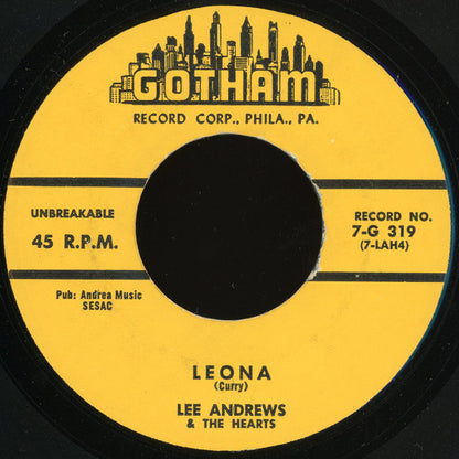 Lee Andrews & The Hearts : Lonely Room / Leona (7", Single)