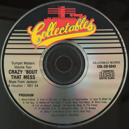 Various : Trumpet Masters Volume Four: Crazy 'Bout That Mess  (CD, Comp, RE)