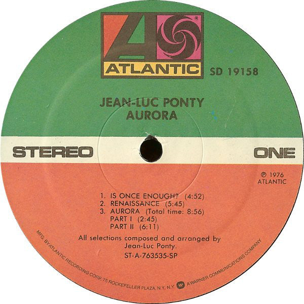 Jean-Luc Ponty : Aurora (LP, Album, RE, SP )