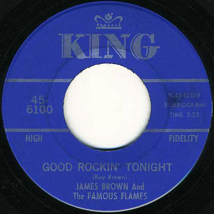 James Brown & The Famous Flames : Let Yourself Go / Good Rockin' Tonight (7")