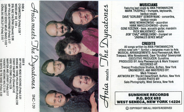 The Dyna-Tones, Ania Piwowarczyk : Ania Meets The Dynatones (Cass, Album)