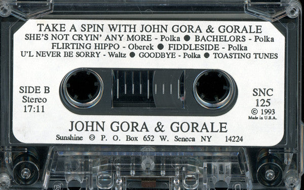 John Gora & Gorale : Take A Spin (Cass, Album)
