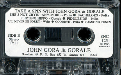 John Gora & Gorale : Take A Spin (Cass, Album)