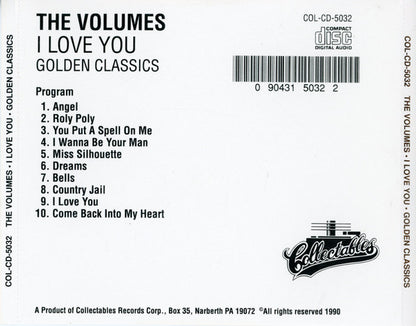The Volumes : I Love You - Golden Classics (CD, Comp, RE)