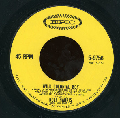 Rolf Harris : Wild Colonial Boy / The Thing (7", Styrene)