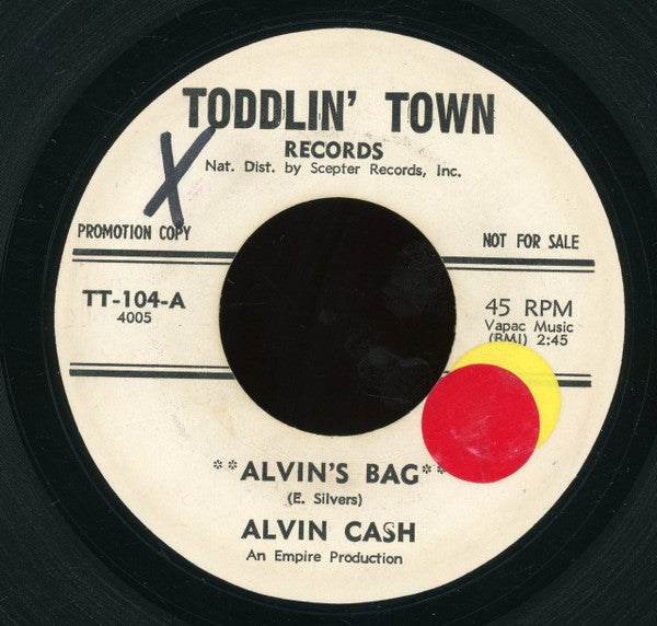 Alvin Cash : Alvin's Bag (7", Promo)