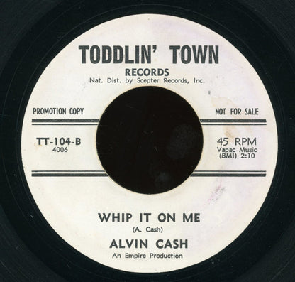 Alvin Cash : Alvin's Bag (7", Promo)