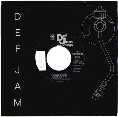 Public Enemy : Public Enemy #1 (7", Single, Styrene)