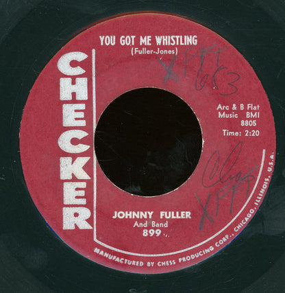 Johnny Fuller And Band : All Night Long (7", Single, RE)