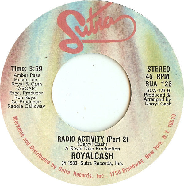 Royalcash : Radio Activity (7", Single, Styrene)