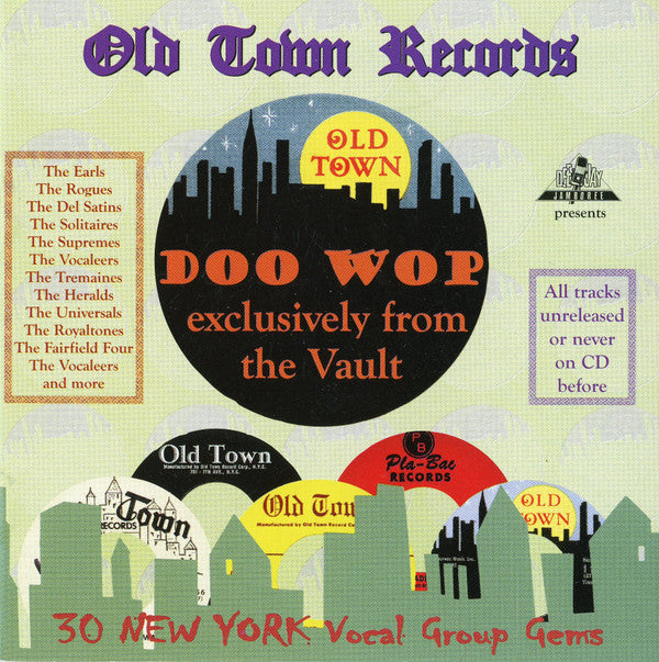 Various : Old Town Records DOO WOP Exclusively From The Vault (CD, Comp)