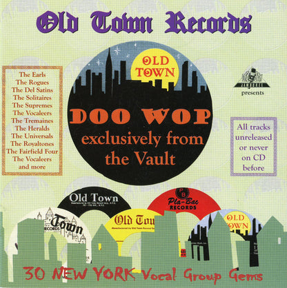 Various : Old Town Records DOO WOP Exclusively From The Vault (CD, Comp)
