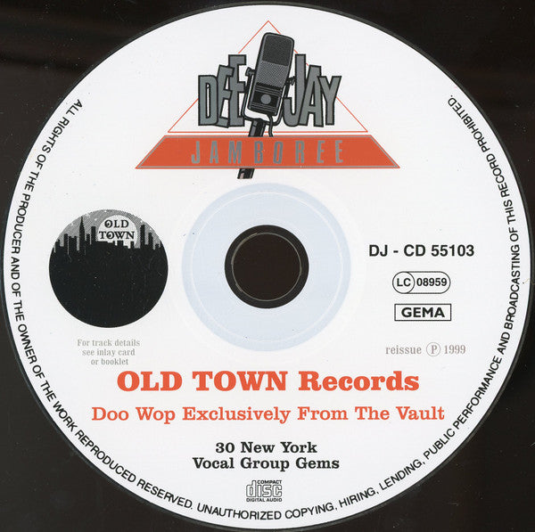 Various : Old Town Records DOO WOP Exclusively From The Vault (CD, Comp)