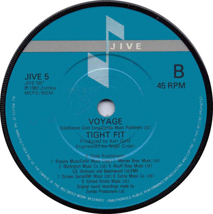 Tight Fit : Back To The 60's (Part II) (7", Single)