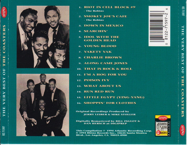 The Coasters : The Very Best Of The Coasters (CD, Comp, RE, RM)