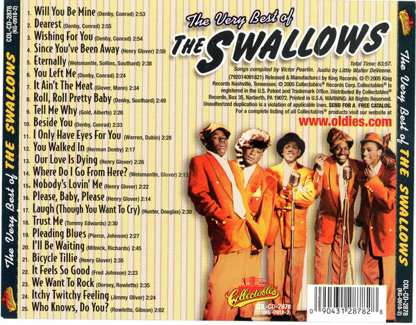 The Swallows : The Very Best Of The Swallows (CD, Comp)