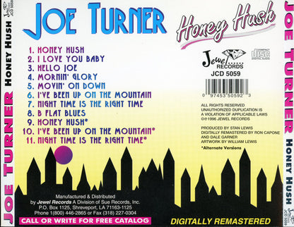 Big Joe Turner : Honey Hush (CD, Comp)