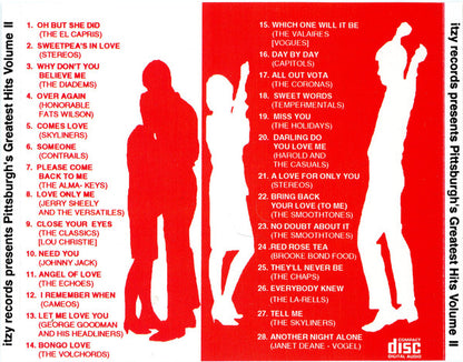 Various : Pittsburgh's Greatest Hits Volume II (CD, Comp)
