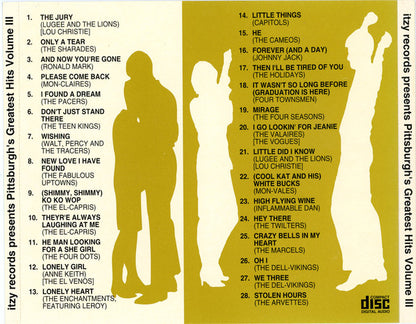 Various : Pittsburgh's Greatest Hits Volume III (CD, Comp)