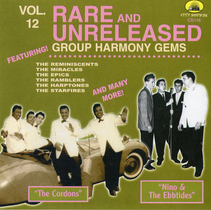 Various : Rare & Unreleased Group Harmony Gems  Vol. 12 (CD, Comp)