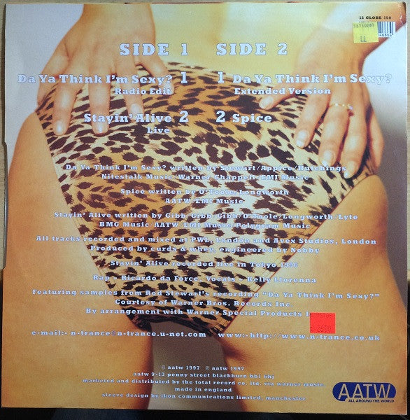 N-Trance Featuring Rod Stewart : Da Ya Think I'm Sexy? (12")