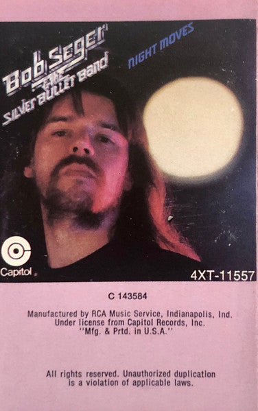 Bob Seger And The Silver Bullet Band : Night Moves (Cass, Album, Club, RCA)