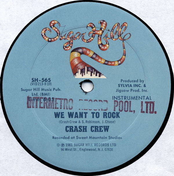 The Crash Crew : We Want To Rock (12")
